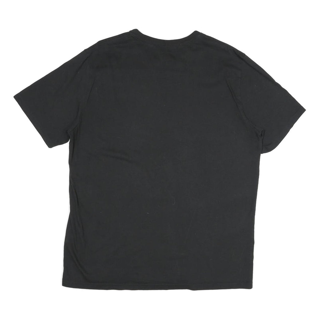 NAUTICA Mens Black Classic T-Shirt L Short Sleeve Crew Neck Cotton Casual