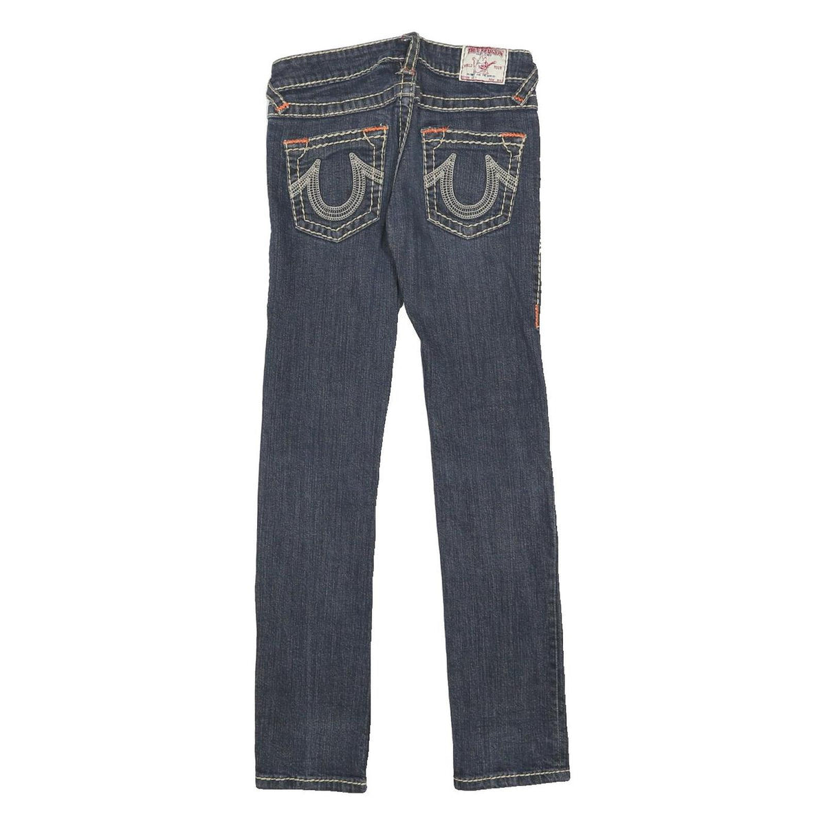 TRUE RELIGION Womens Jeans Blue Slim Skinny Denim Medium W27 L29 Stylish Zip