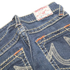 TRUE RELIGION Womens Jeans Blue Slim Skinny Denim Medium W27 L29 Stylish Zip