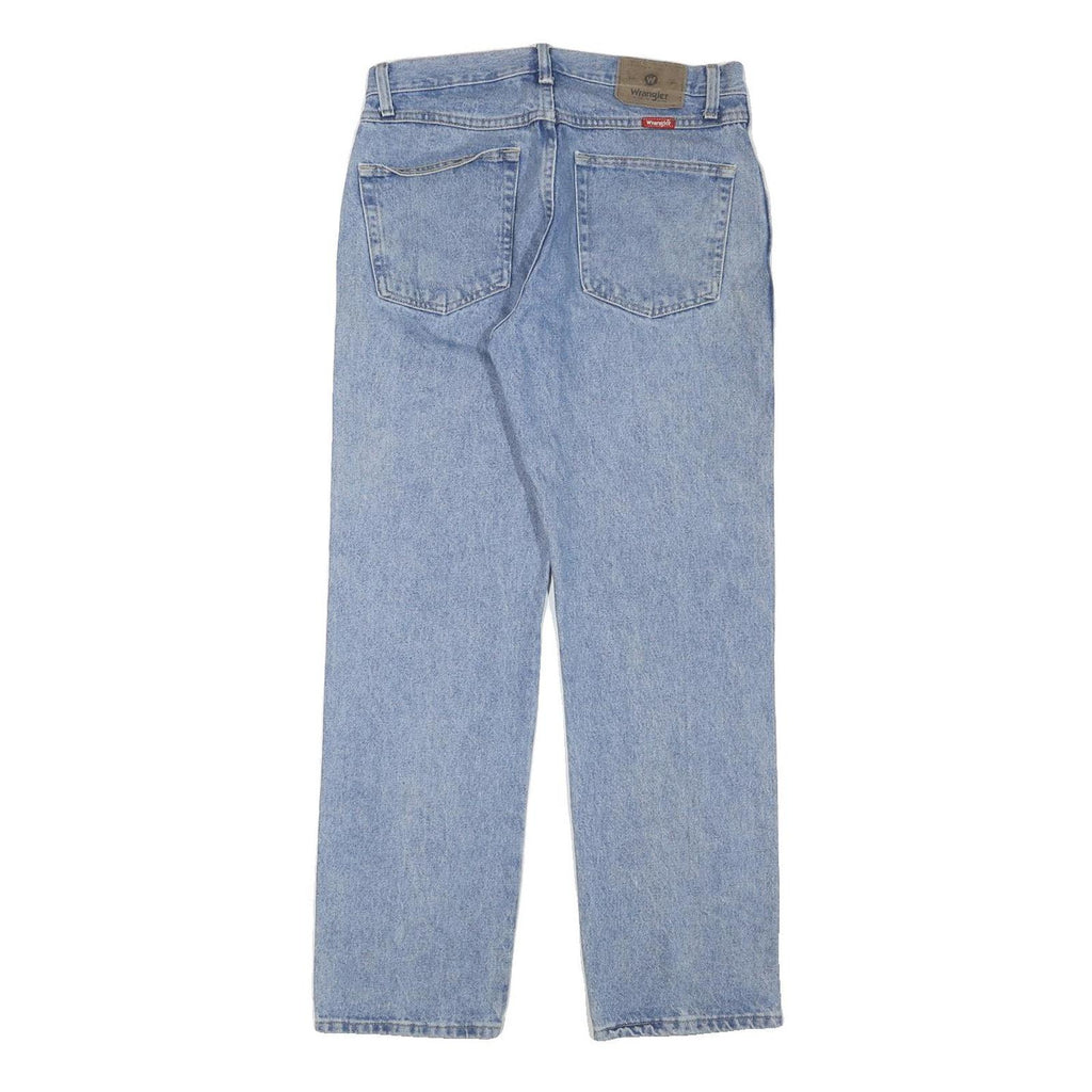 WRANGLER Mens Regular Fit Light Blue Denim Jeans W31 L30 Classic Cotton Blend