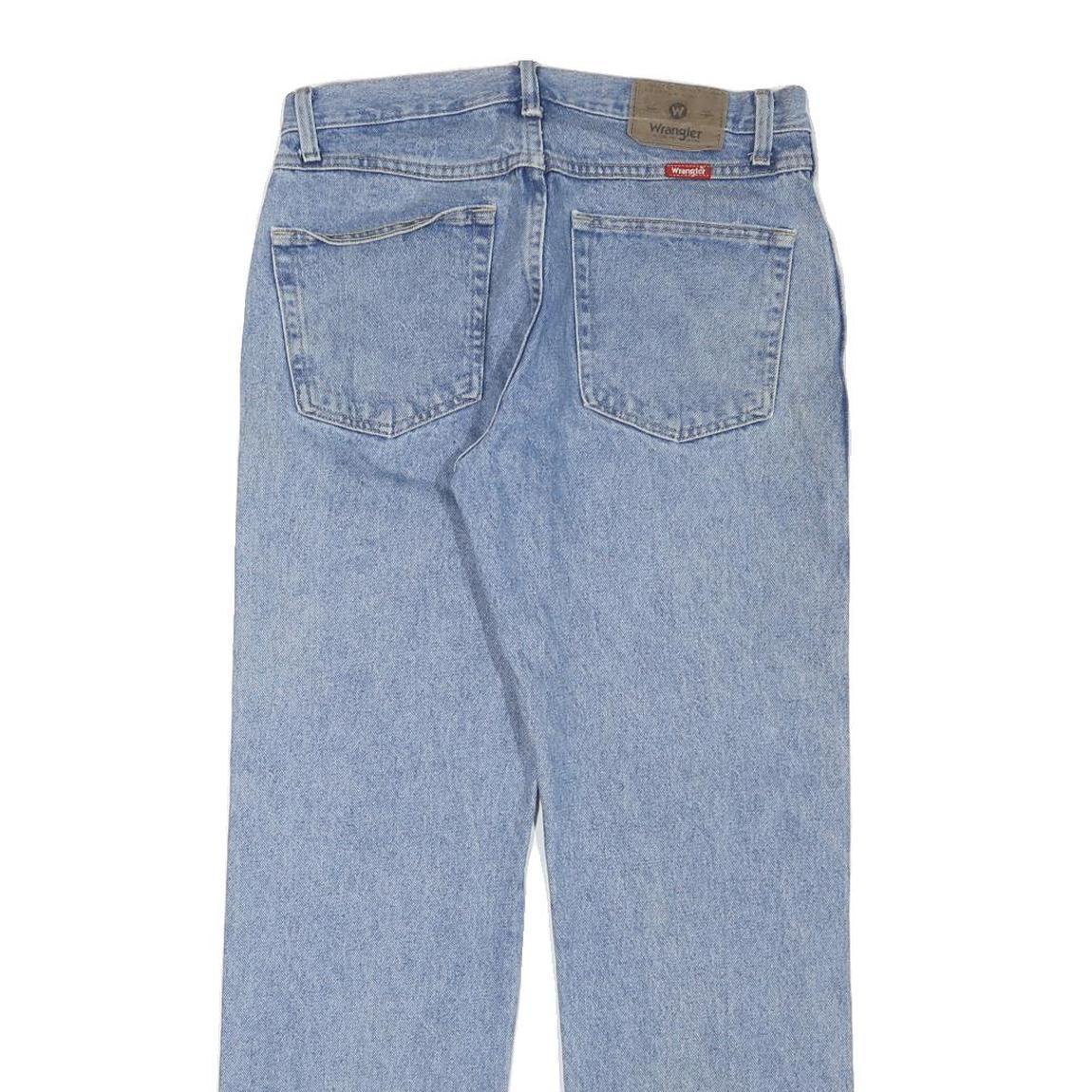 WRANGLER Mens Regular Fit Light Blue Denim Jeans W31 L30 Classic Cotton Blend