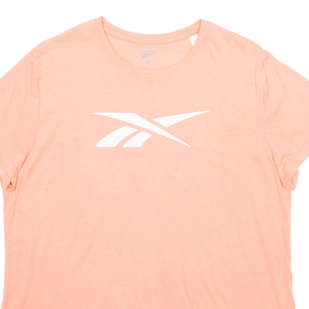REEBOK Womens T-Shirt Pink XL
