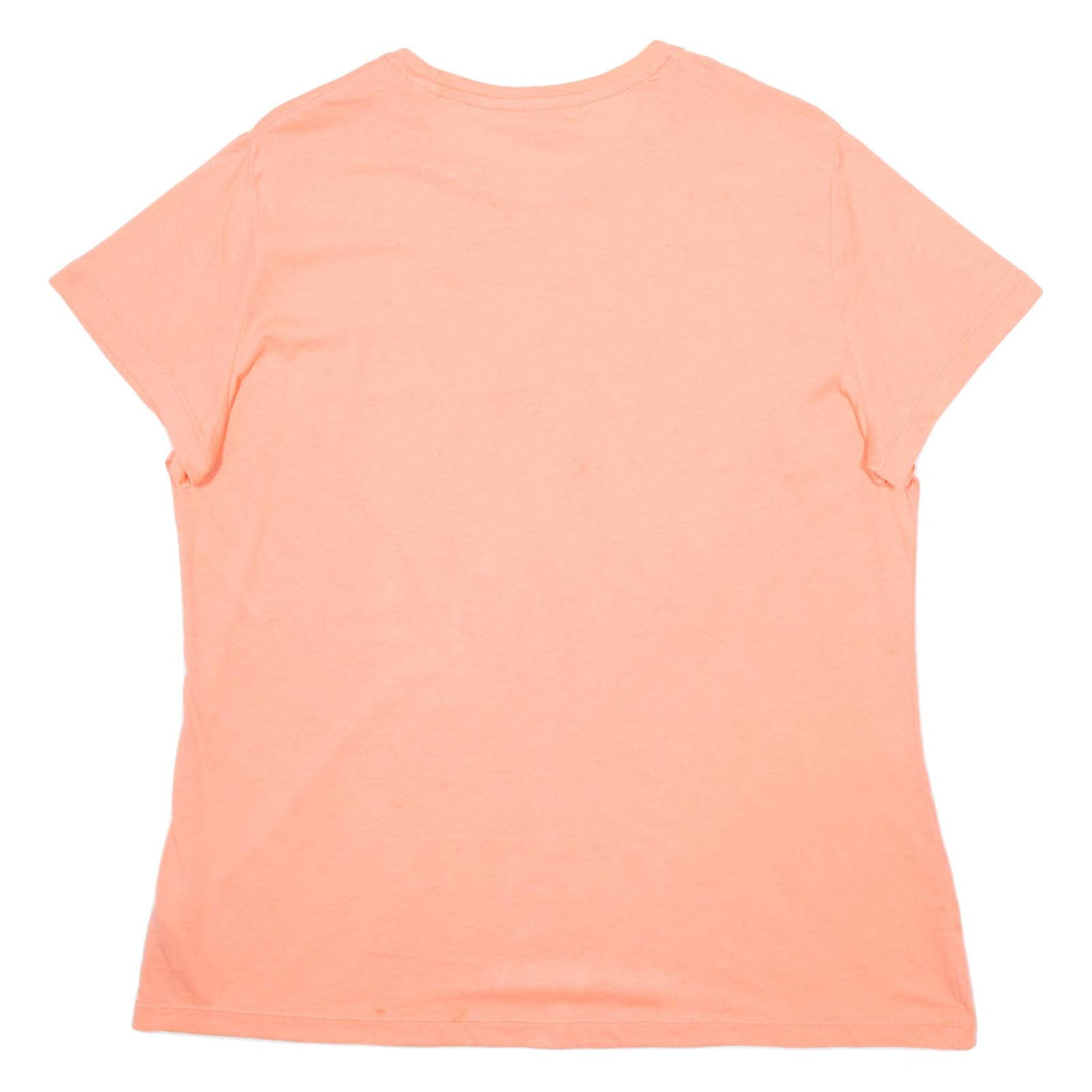 REEBOK Womens T-Shirt Pink XL