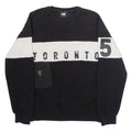 NBA Toronto Raptors Mens Sweatshirt Black Crew Neck USA S