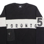 NBA Toronto Raptors Mens Sweatshirt Black Crew Neck USA S