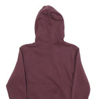 PUMA Womens Maroon Hoodie UK 8 Cotton Blend Pullover Logo Sweatshirt