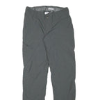 COLUMBIA Womens Polyester Blend Black Slim Straight Trousers W28 L31 Outdoor