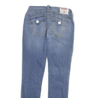 TRUE RELIGION Womens Jeans Blue Slim Skinny Denim Medium W25 L27 Stylish Button