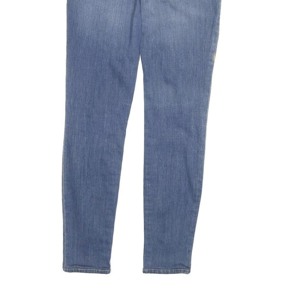 TRUE RELIGION Womens Jeans Blue Slim Skinny Denim Medium W25 L27 Stylish Button