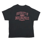 MV SPORT Mens Black University Of Indianapolis Graphic T-Shirt XL Short Sleeve