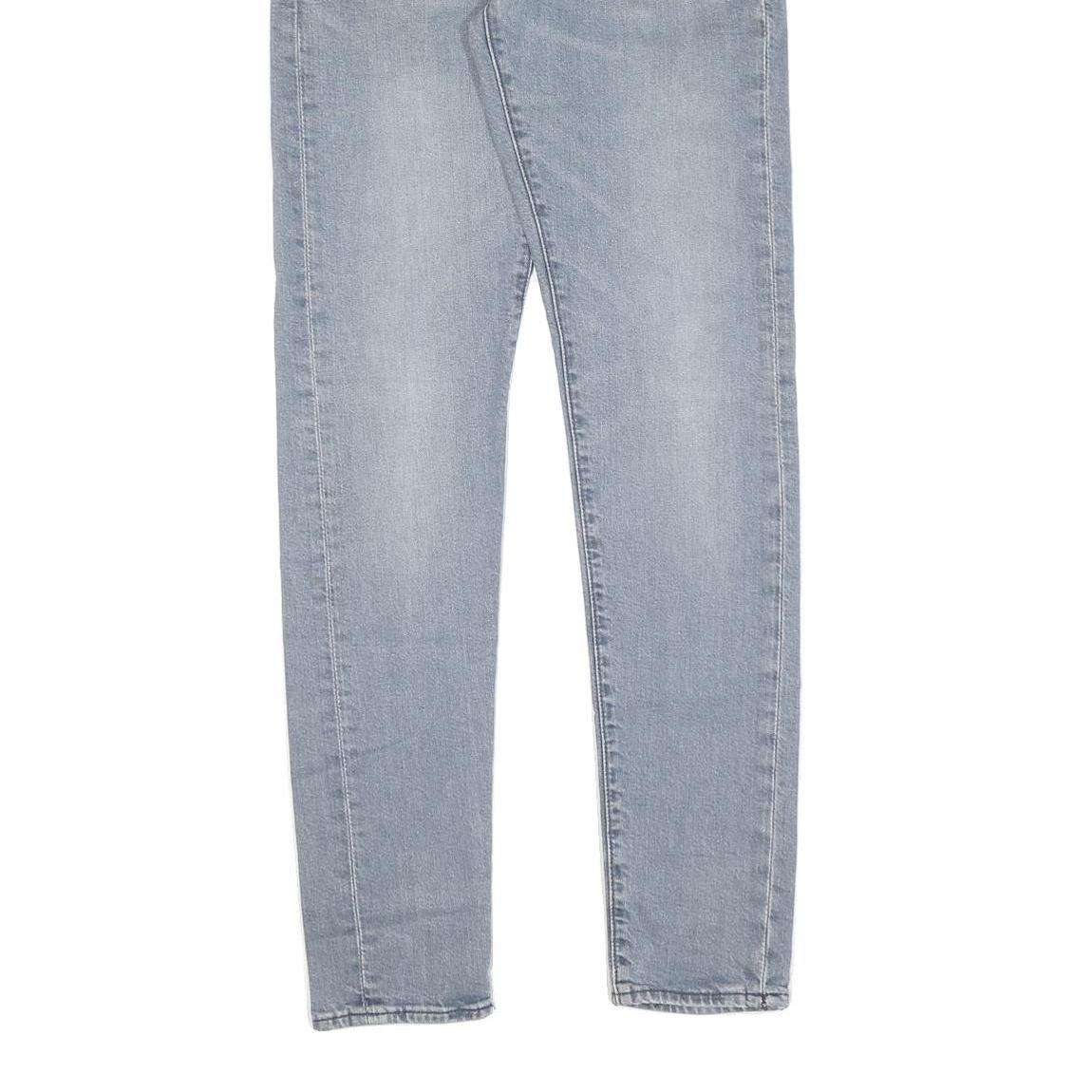 LEVI'S Mens Slim Blue Denim Light Wash Jeans W30 L32 Classic Zip Pocket