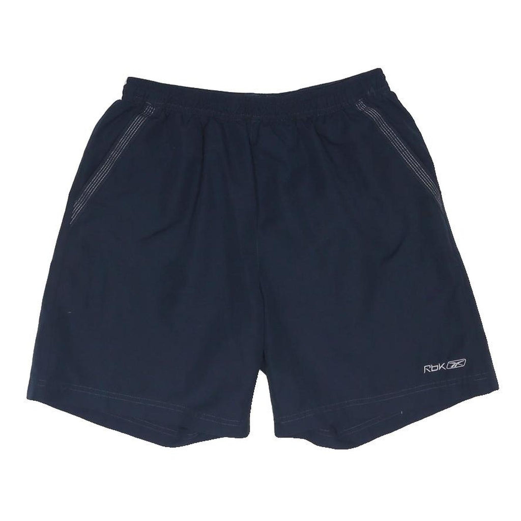 REEBOK Mens Shorts Navy Casual M W28 Sportswear Polyester Blend