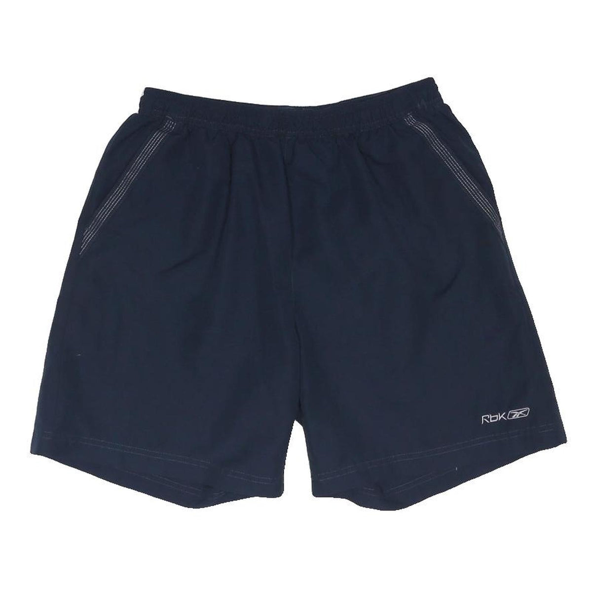 REEBOK Mens Shorts Navy Casual M W28 Sportswear Polyester Blend