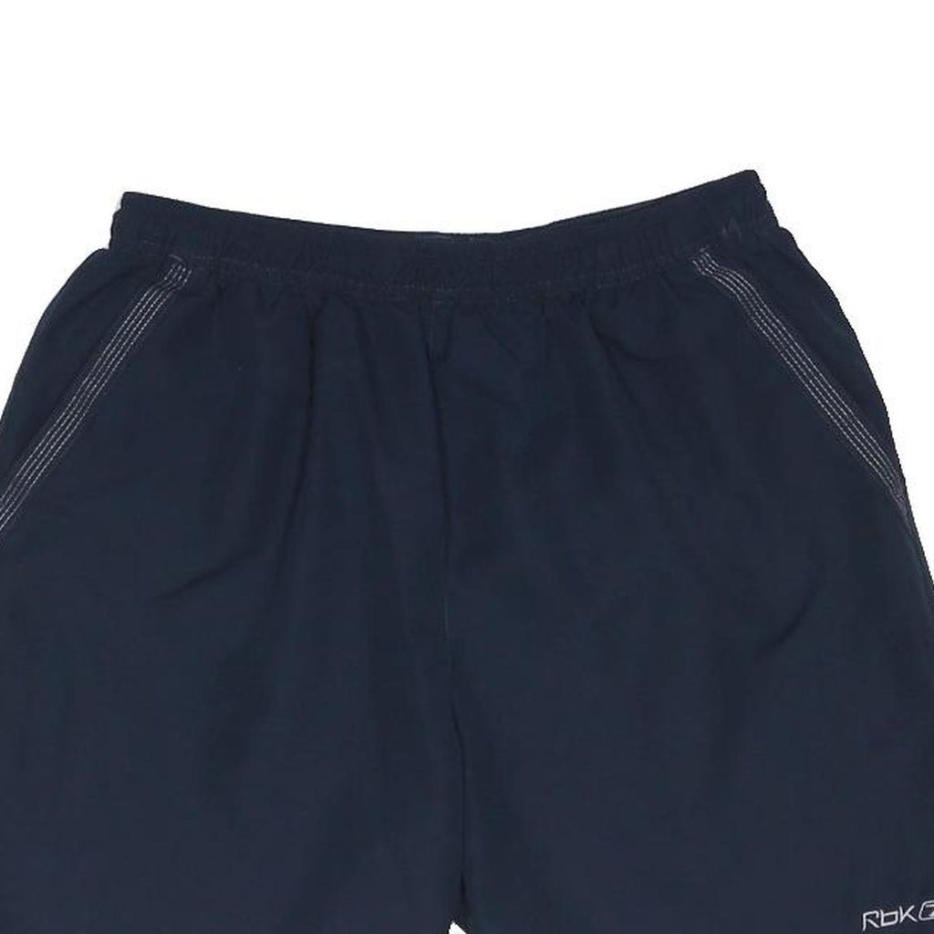 REEBOK Mens Shorts Navy Casual M W28 Sportswear Polyester Blend