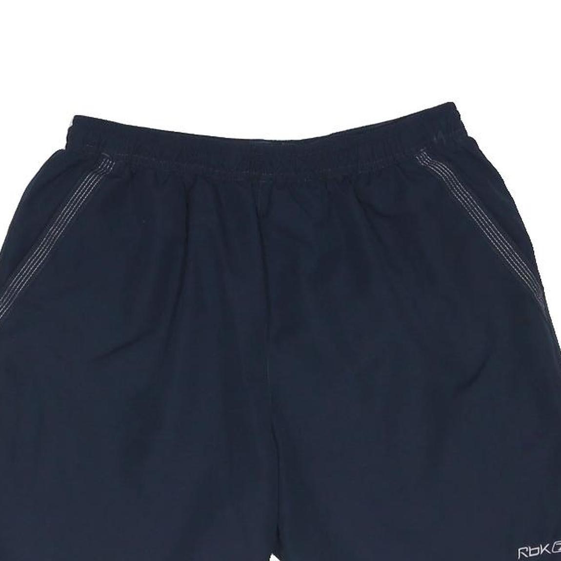 REEBOK Mens Shorts Navy Casual M W28 Sportswear Polyester Blend
