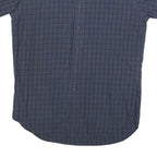 RALPH LAUREN Mens Blue Check Shirt L Classic Fit Cotton Summer Casual