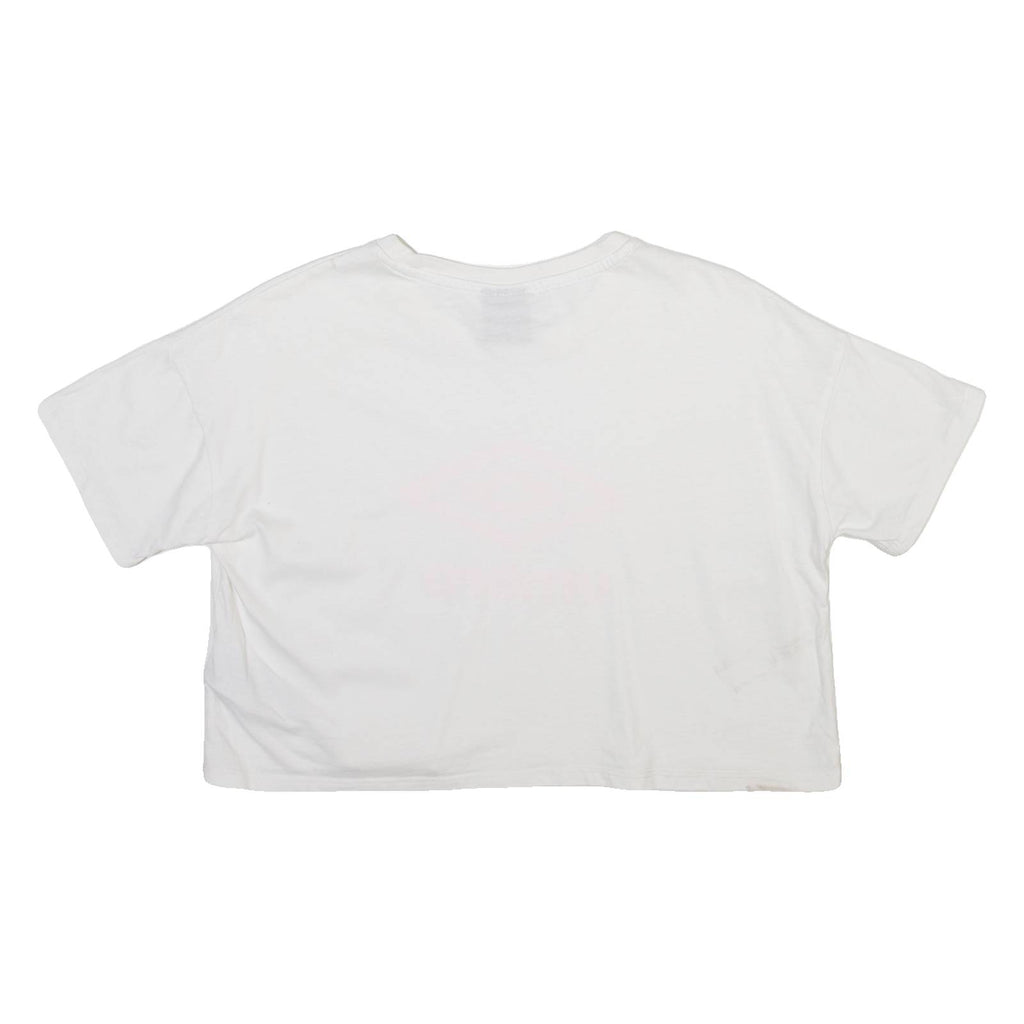 UMBRO Cropped Womens T-Shirt White Crew Neck S