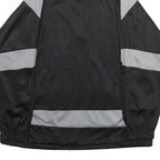 PLAYCREW Mens Black & Orange Sports Jacket XL Polyester Zip Lightweight