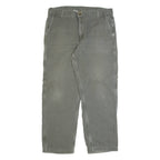 CARHARTT Lined Workwear Mens Trousers Grey Regular Straight W40 L32