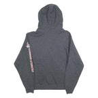 JERZEES Mens Grey Indians Track & Field Hoodie S Graphic Sweatshirt