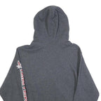 JERZEES Mens Grey Indians Track & Field Hoodie S Graphic Sweatshirt