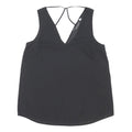DOROTHY PERKINS Womens Black Sleeveless V-Neck Top UK 10 Polyester Blend Stylish