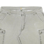 CARHARTT Mens Shorts Beige Cotton Blend Cargo Relaxed Fit 3XL W40 Pockets