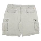 CARHARTT Mens Shorts Beige Cotton Blend Cargo Relaxed Fit 3XL W40 Pockets