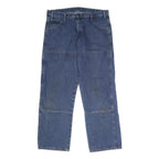 DICKIES Mens Jeans Blue Relaxed Straight Denim Medium W36 L30 Workwear Utility