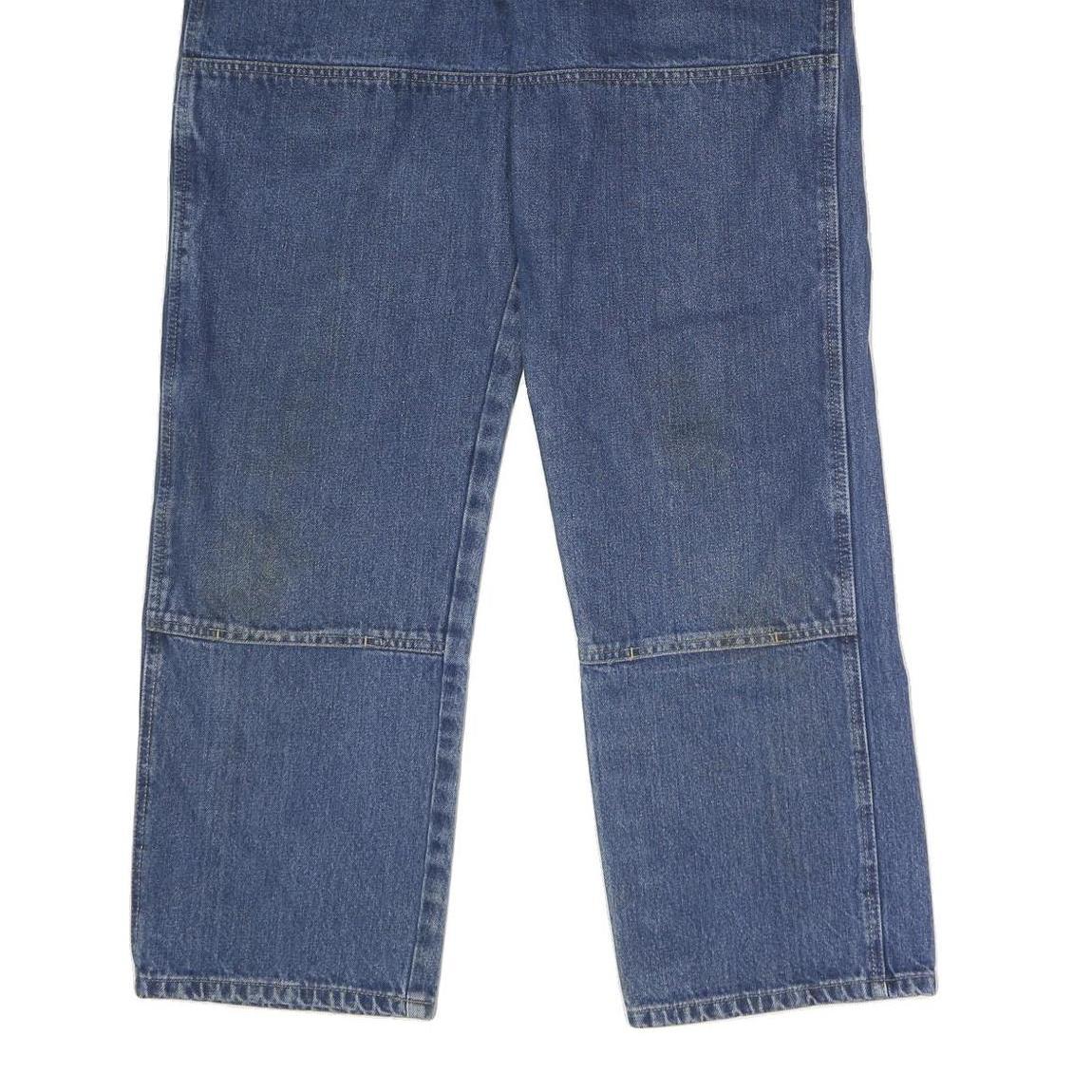 DICKIES Mens Jeans Blue Relaxed Straight Denim Medium W36 L30 Workwear Utility