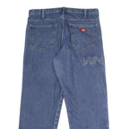 DICKIES Mens Jeans Blue Relaxed Straight Denim Medium W36 L30 Workwear Utility