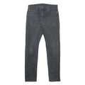 LEVI'S Mens Slim Black Denim Slim Skinny Jeans W32 L32 Classic Cotton Blend
