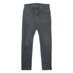 LEVI'S Mens Slim Black Denim Slim Skinny Jeans W32 L32 Classic Cotton Blend
