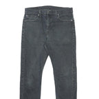 LEVI'S Mens Slim Black Denim Slim Skinny Jeans W32 L32 Classic Cotton Blend