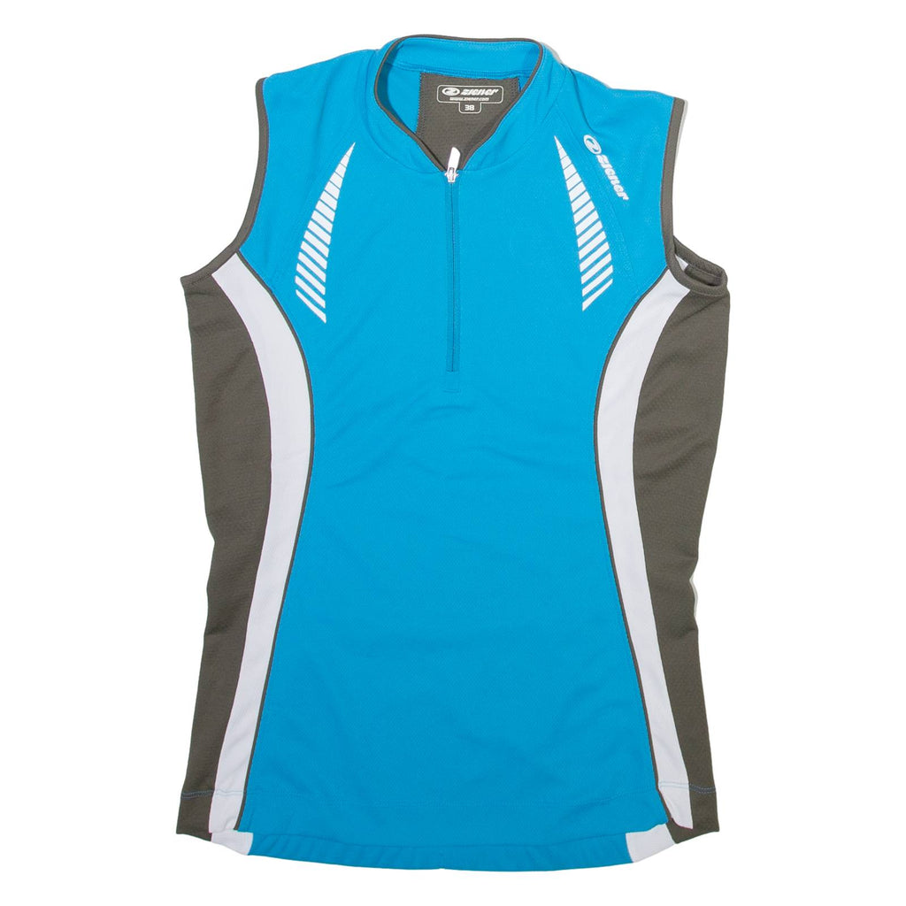 ZIENER Womens Jersey Blue 1/4 Zip XS
