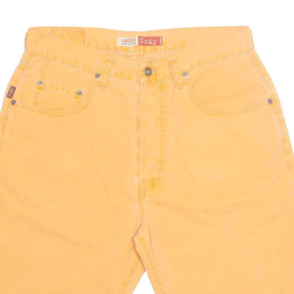 LIBERTO DENIM Cody Womens Denim Shorts Orange L W33