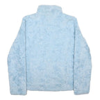 THE NORTH FACE Womens Blue Reversible Zip Fleece Jacket XS Polyester