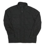 DKNY Mens Black Classic Jacket M Polyester Zip Plain Casual Lightweight