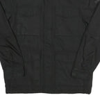 DKNY Mens Black Classic Jacket M Polyester Zip Plain Casual Lightweight