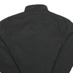 DKNY Mens Black Classic Jacket M Polyester Zip Plain Casual Lightweight