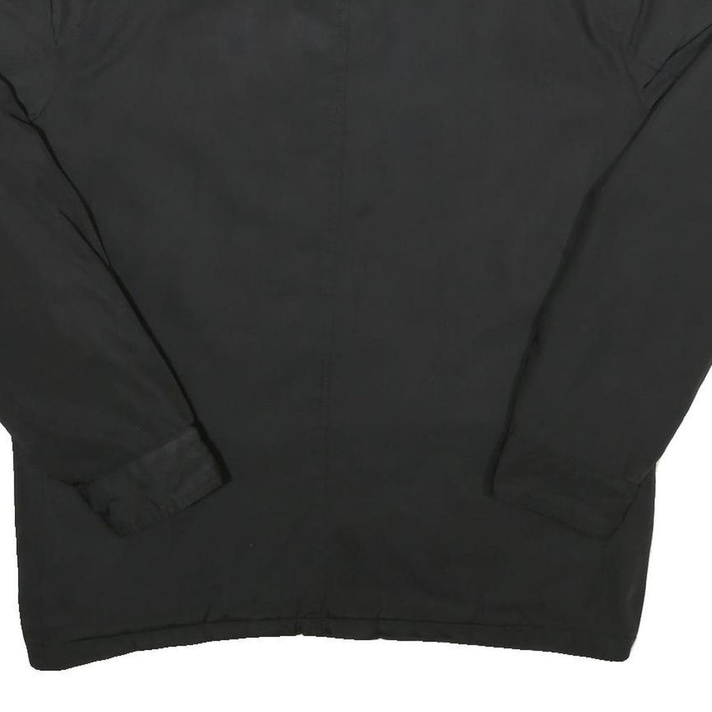 DKNY Mens Black Classic Jacket M Polyester Zip Plain Casual Lightweight