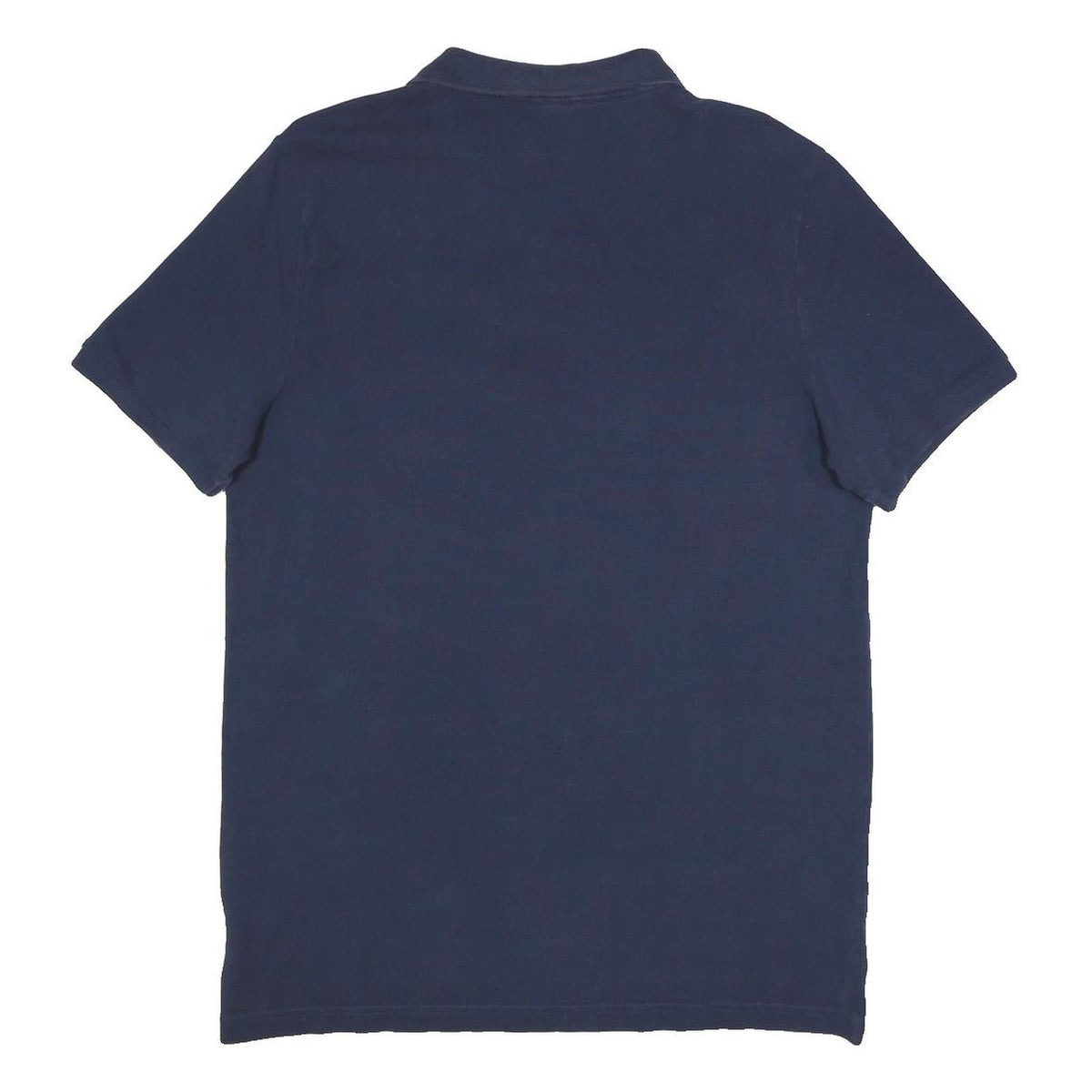 NIKE Mens Navy Blue Polo Shirt Short Sleeve Cotton L Logo Casual