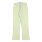 CALVIN KLEIN Womens Jeans Yellow Regular Straight Denim W26 L28 Zip Cotton Blend