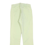 CALVIN KLEIN Womens Jeans Yellow Regular Straight Denim W26 L28 Zip Cotton Blend