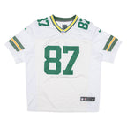NIKE NFL Green Bay Packers Mens Jersey White USA V-Neck XL
