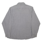 WRANGLER Mens Grey Casual Shirt XL Cotton Blend Long Sleeve Button