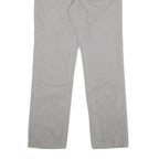 CALVIN KLEIN JEANS Mens Regular Fit Grey Cotton Blend Zip Trousers W34 L32