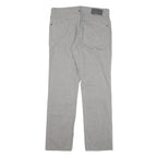 CALVIN KLEIN JEANS Mens Regular Fit Grey Cotton Blend Zip Trousers W34 L32