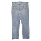 CARHARTT WIP Bexar Pant Mens Jeans Blue Regular Straight Stone Wash W37 L32