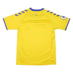 HUMMEL Everton 2020-21 Away Mens Yellow Football Shirt S Short Sleeve V-Neck